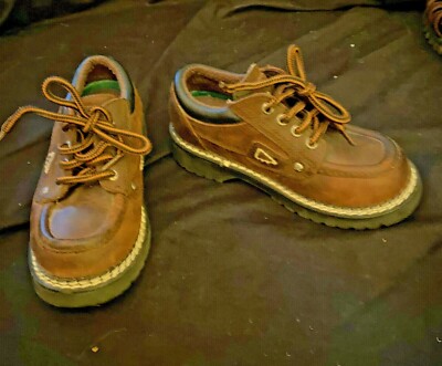 Buster Brown Baby Boy Full Leather Brown Quality Shoes Size