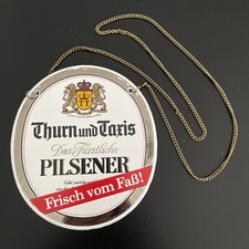 Thurn und Taxis Pilsener Zapfhahnschild Werbeschild