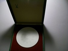 1 Meissen Medaille DDR Polizei KVP Staatssicherheit MfS Ostalgie vz in OVP rar