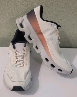 ON Cloud Running Cloudspark Ivory Glacier Women's Shoes Size 9.5