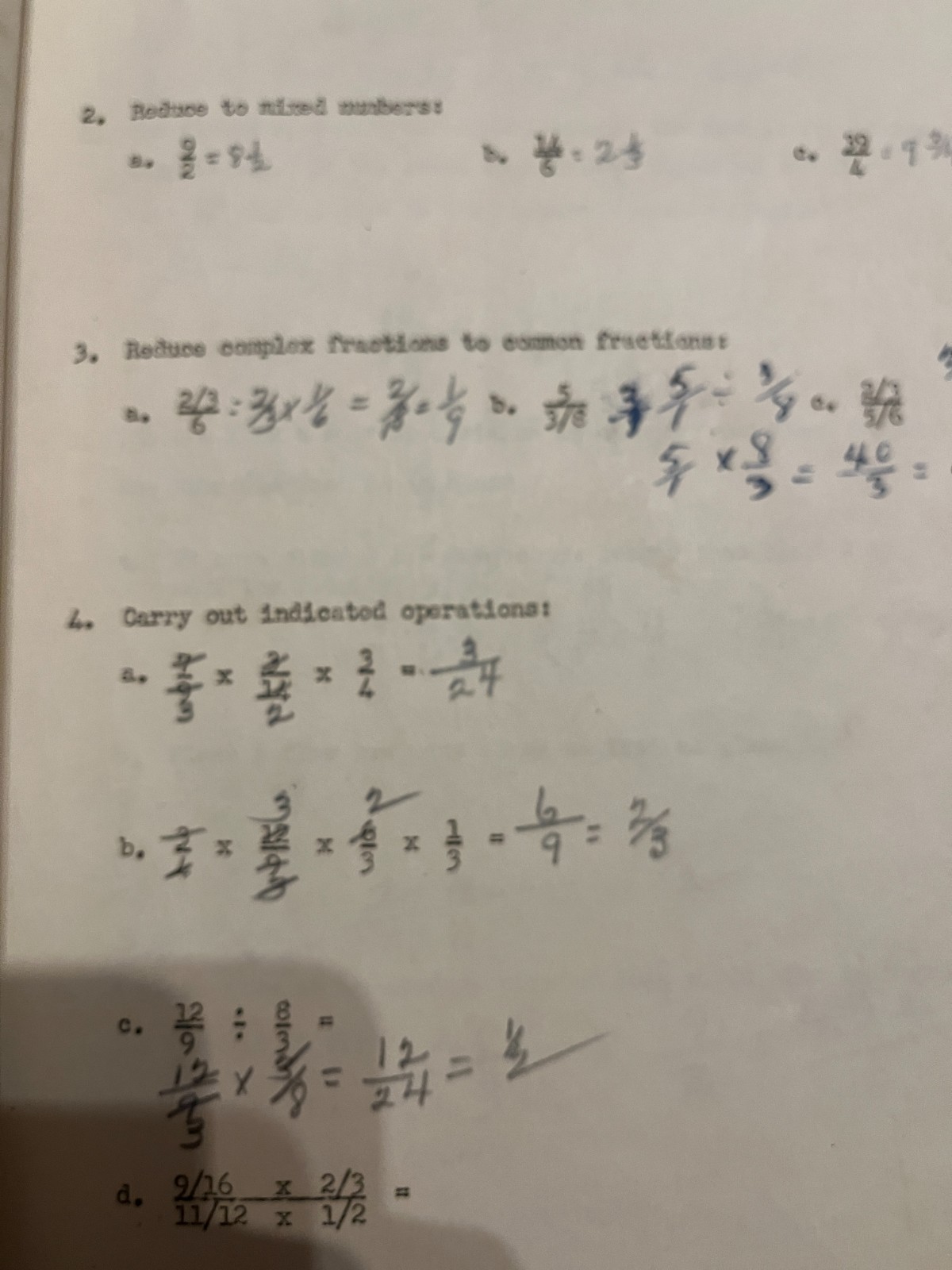 USAAF WW2 Mathematics workbook Kelly Field Texas. Air Corps Training Center image 7