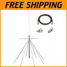 Stainless Steel Scanner Antenna, 25-1300MHz, 10m Cable