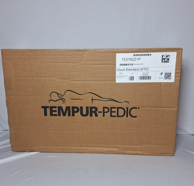 Tempur-Pedic Cloud Standard Pillow DTC White New In Box Plastic Wrapped