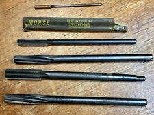 Six Assorted Morse High-Speed Steel Reamers Made In USA