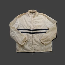 Vintage XL Racing Striped Jacket - Oakbrook Sportswear - Stains