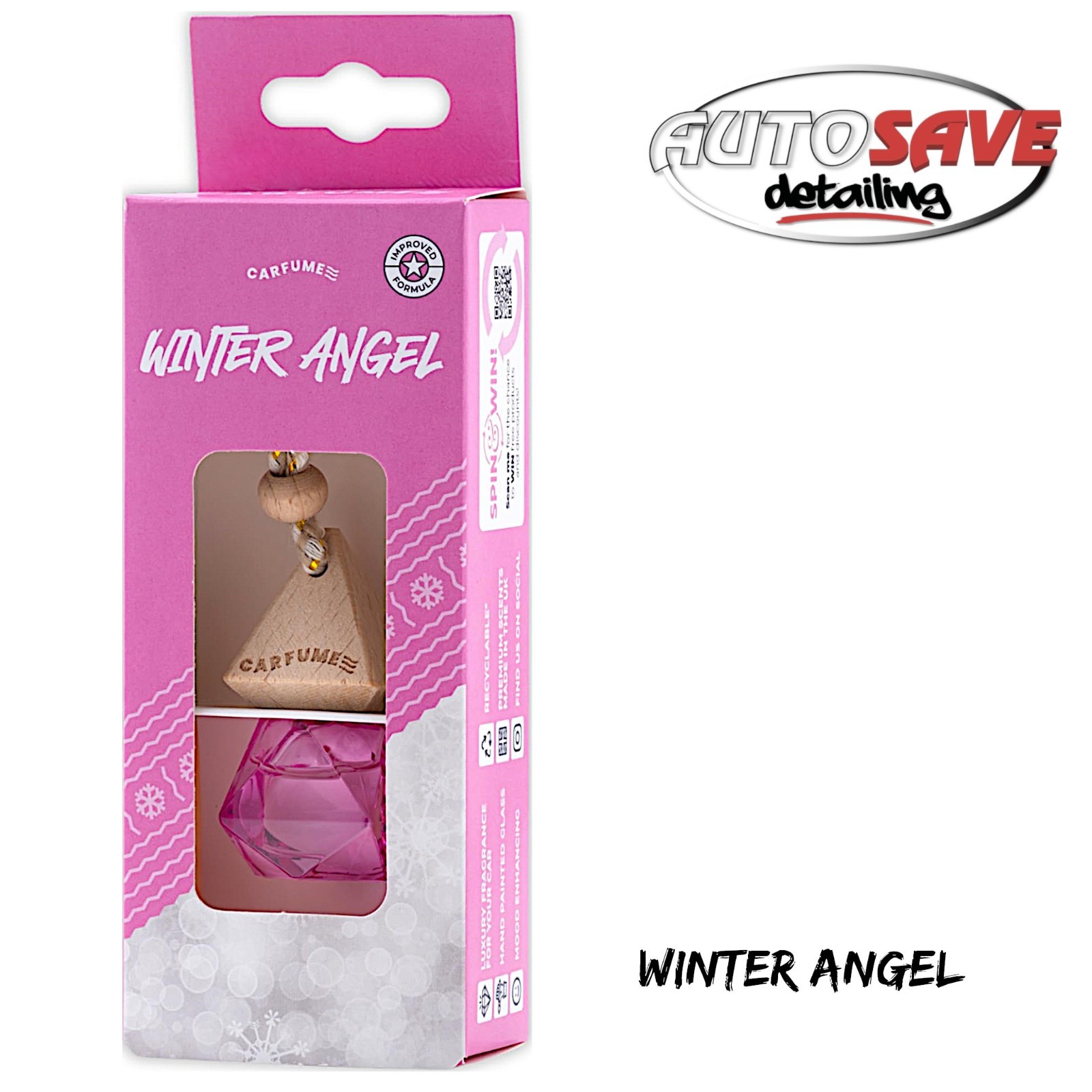 Carfume - Car Air Freshener Freshner Oil Perfume Fragrance Scent - Winter Angel