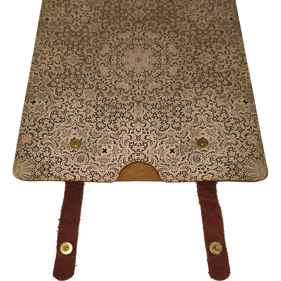 Tovi Sorga Leather Tablet Sleeve Case Decorative Design 20cm x 25cm - Image 3 of 4