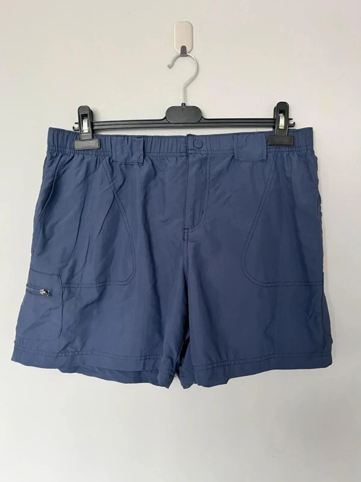 Columbia Men’s Blue Nylon Shorts / Outdoor Utility Hiking Shorts - W32 (Size L)