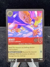 Disney Lorcana-Winterspell-Beast-Snowfield Troublemaker- 118-Cold Foil-M/NM