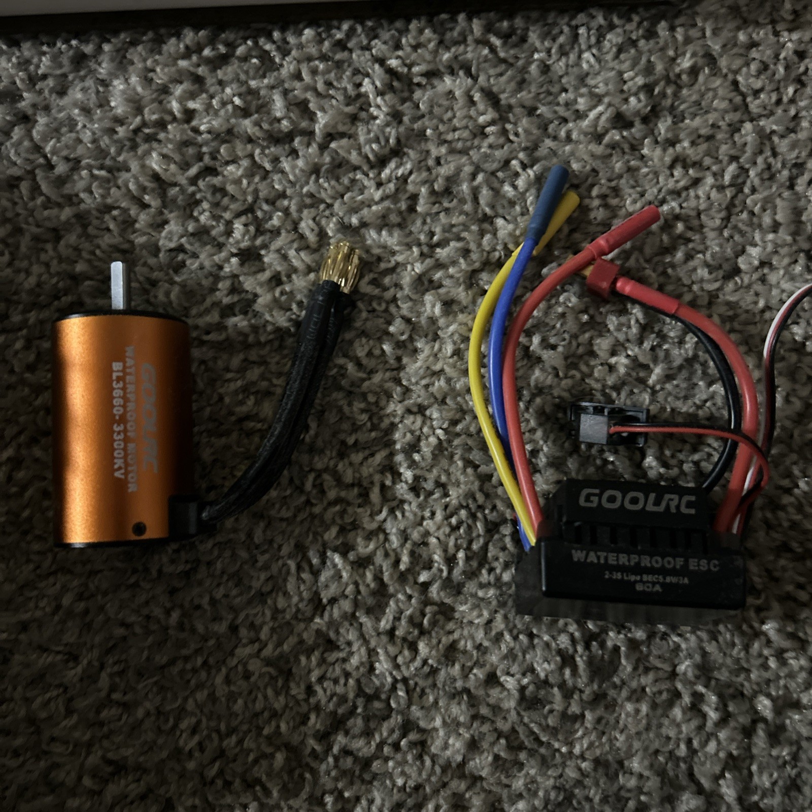 GoolRC Upgrade Waterproof 3660 3300KV Brushless Motor With 60A ESC Combo Se JDLZ