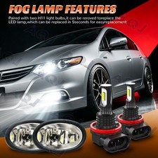 Pair Led Front Bumper Fog Light For Acura Rsx 2002-2006 Pair Led Front Bumper Fog Light For Acura Rsx 2002-2006