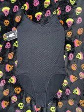 Ethika New With Tags Women's Pull-On "The Bodysuit" Black Snake Skin Size Small