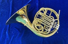New Engelbert Schmid Double French Horn, Hand Hammered Bell Flare; w/ Mouthpiece