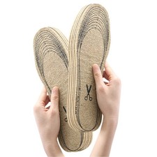 Multisize Warm Wool Felt Insoles Thickened Winter Shockabsorbing Shoe Inserts