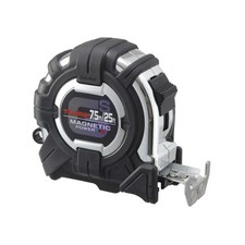 Tajima GS LOCK 25 Ft. x 1 Inch MAGNETIC POWER x 2 Tape Measure Compatible Clip