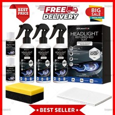 2026 Automotive Headlamp Restoration Fluid Kit 120ml Headlight Polishing Cleaner