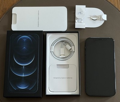 Apple iPhone 12 Pro 128 GB   Pazifikblau   Top Zustand   OVP