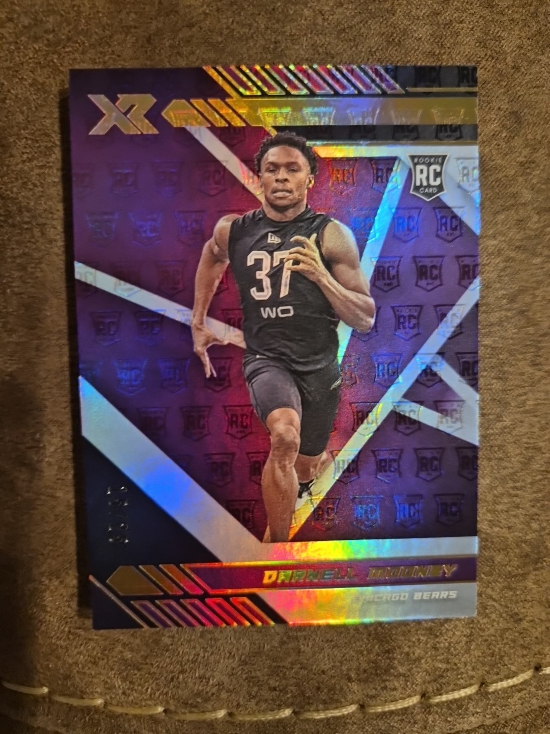 Darnell Mooney Panini XR #179 Purple