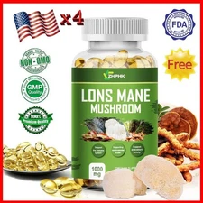 Lion Mane Mushroom Capsules Help Regulate Cognition and Emotion Improve Memory