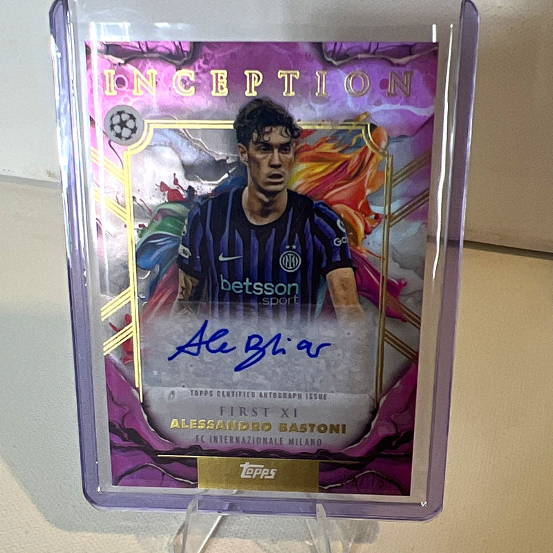 Topps Inception Bastoni Foil Auto /75 #FE-AB