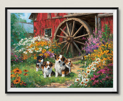 Sweet Country - DIY Chart Counted Cross Stitch Patterns Needlework DMC Color