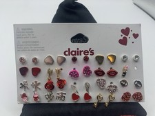 Lot 19 Pairs Love Heart Key Arrow Earrings from Claire's Missing One Pair CL