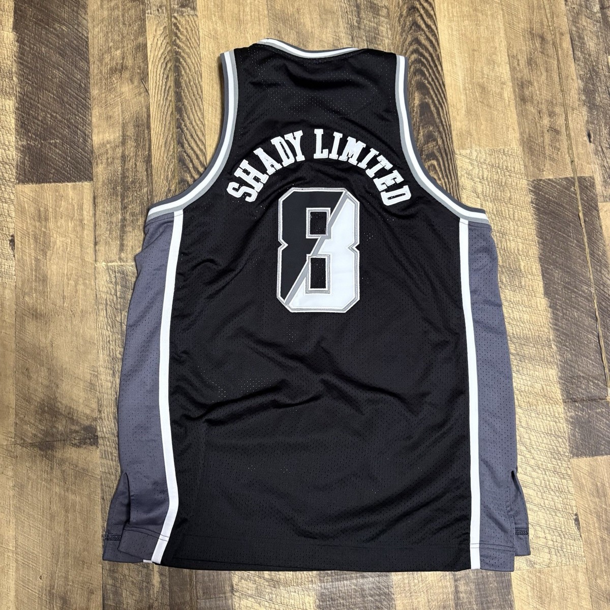 Vintage Slim Shady Limited #8 Eminem Black Basketball Jersey Mens