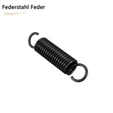 Federstahl Feder Zugfeder 2 mm Draht Durchmesser Haken Ösen Spannfe Spiralfeder