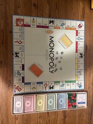 Vintage 1961 Parker Brothers Monopoly Board Game Original Parts