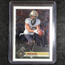 2023 Clearly Donruss Football CHRIS OLAVE Retro 1993 Red 98/100
