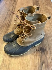 L.L.Bean Women's Bean Boots, 8" - Tan/Bean Boot Brown/Gum - Size 10