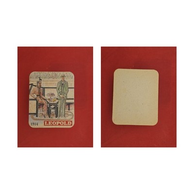 Leopold 1914 Brauerei Bierdeckel Beermat