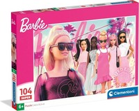 Gadget - Clementoni: Puzzle 104 Pz Super - Barbie -D- Clementoni