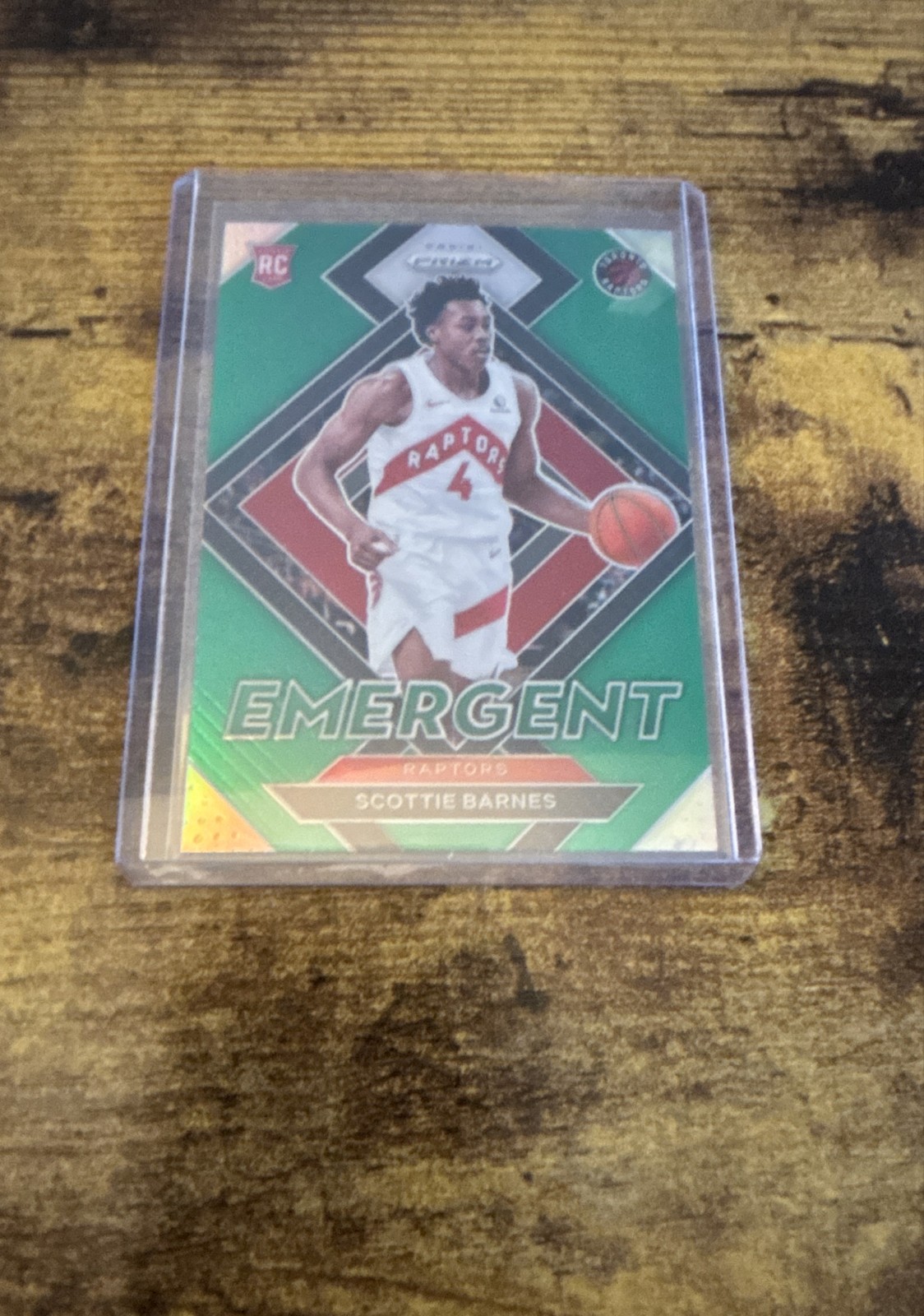 2021-22 Panini Prizm - Emergent Scottie Barnes #13 Green Prizm (RC)