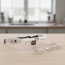 Versatile Magnifying Glass with Light: Perfect for Crafts, Jewelry, and Repairs