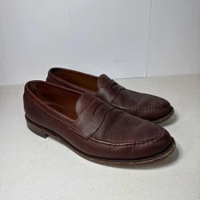 Allen Edmonds Patriot 4908 Pebble Grain Football Leather Loafer 12B Made In USA