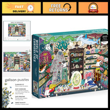 Galison - World of Curiosities 1000 Piece Jigsaw Puzzle for Adults