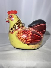Vintage Tin Toy Hen – Battery-Operated Egg Laying Collectible