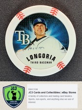 2013 Topps MLB Chipz #NNO Evan Longoria - Tampa Bay Rays