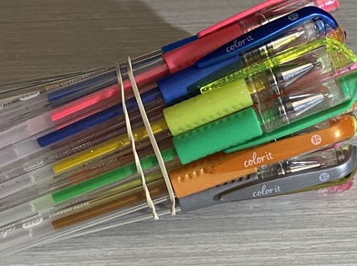 Color It Gel Pens 28 Plus 28 Refills *NEW * Unused Open Box Misc Lot - Picture 4 of 8