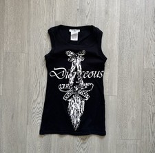 Christian Dior Boutique Paris Printed Tank Top Vintage Women Size USA 6