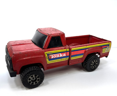Vintage 1980's Tonka 11062 Red Pick Up Made In USA