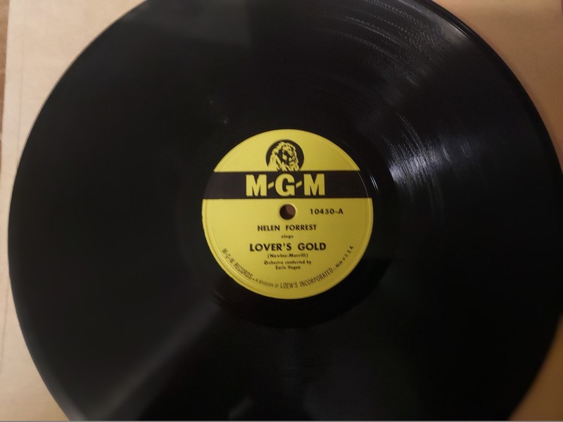 Late 40s MGM 78/HELEN FORREST..Vocals w. Orch./E!