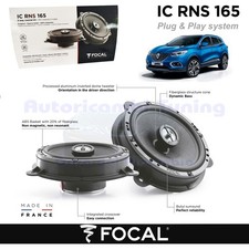 Focal Plug And Play IC RNS 165 Rear Speakers For Renault Kadjar