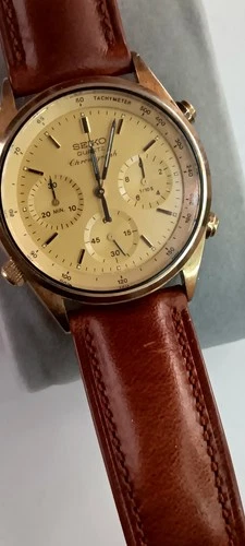 RARE VINTAGE SEIKO CHRONOGRAPH JAMES BOND 7A28-7029  New.Batt.Nice WATCH