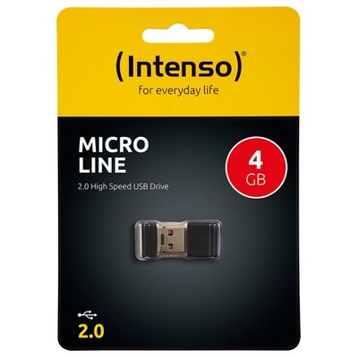 kQ Intenso USB Stick Micro Line 4 GB USB 2.0