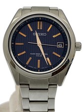 SEIKO Solar Wristwatch/Analog/Titanium/BLK/SLV/Titanium/7B24 0BH0//