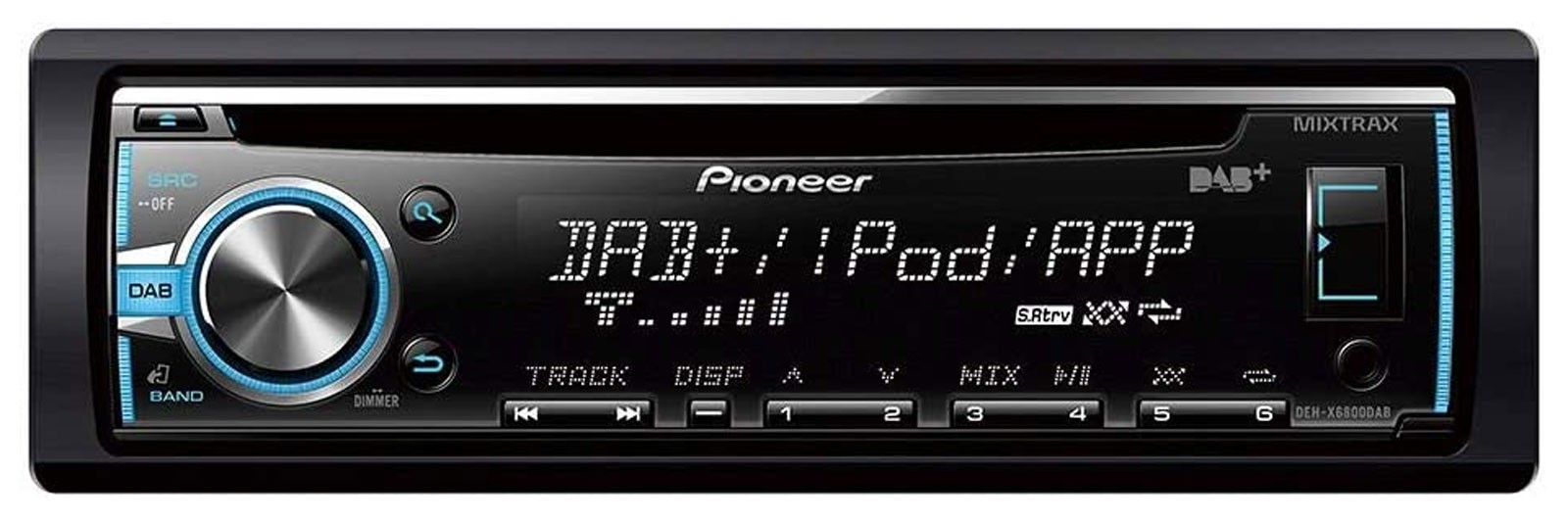 Pioneer DEH-X6800DAB CD/MP3 Car Stereo with DAB USB iPod AUX-IN
