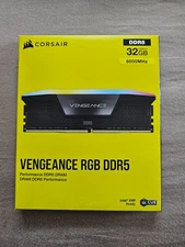 VENGEANCE® RGB 32GB (2x16GB) DDR5 DRAM 6000MT/s CL36 Memory Kit - Black