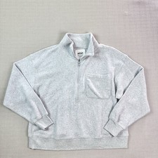 Aerie Softest 1/4 Zip Oversized Sweatshirt SMALL